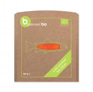 Organic salmon smoked fillet